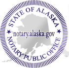 Alaska Notary Public Emblem